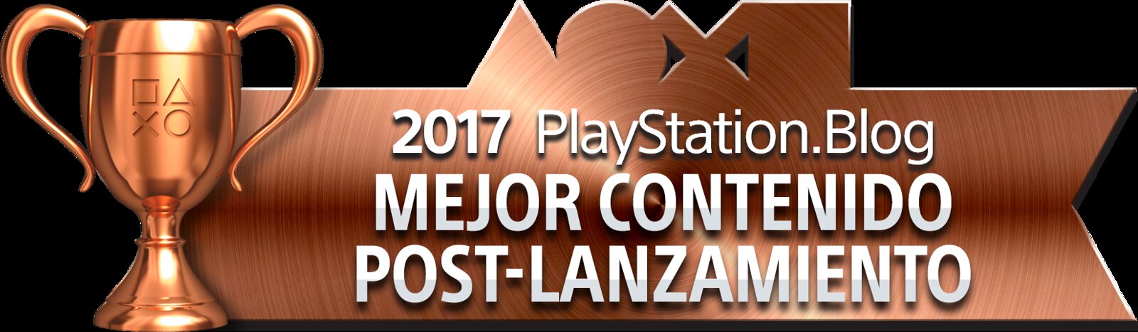 PlayStation Blog Game of the Year 2017 - Best Post-Release Content (Bronze)