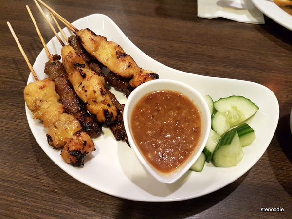 Mixed Beef and Chicken Skewers