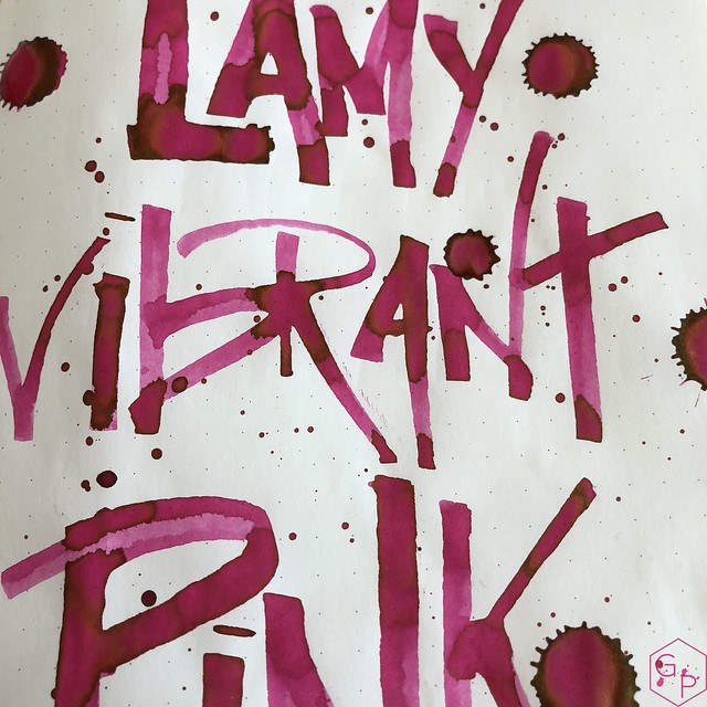 Ink Shot Review @LAMY Vibrant Pink 2018 Ink @laywines 28