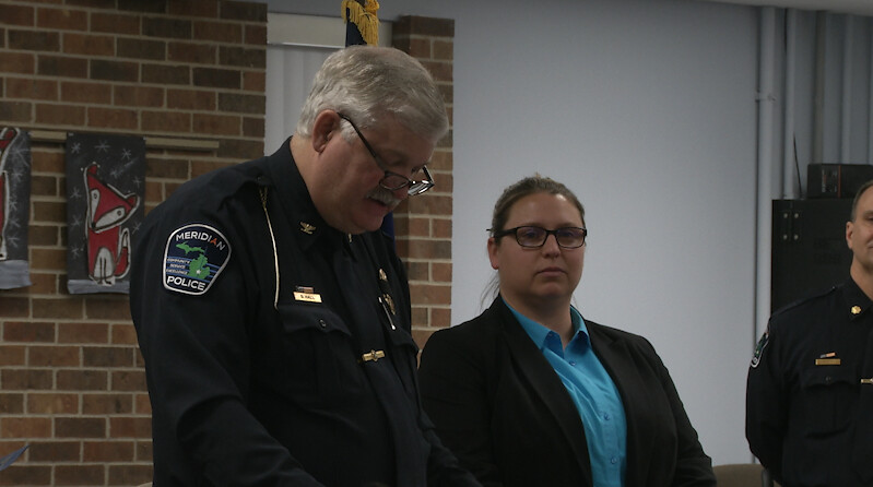 Meridian Township Police Department Gives Honors 
