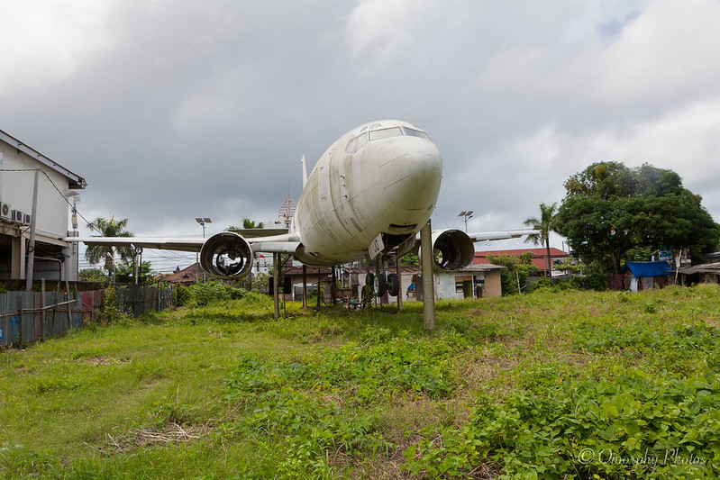 Boeing 747 abandonado