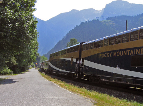 rockymountaineer luxury train railway yale britishcolumbia canada 2012 fraserrivercanyon