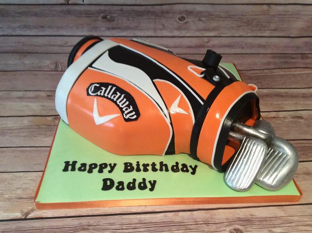 Golf Themed Cake by Cupalicious