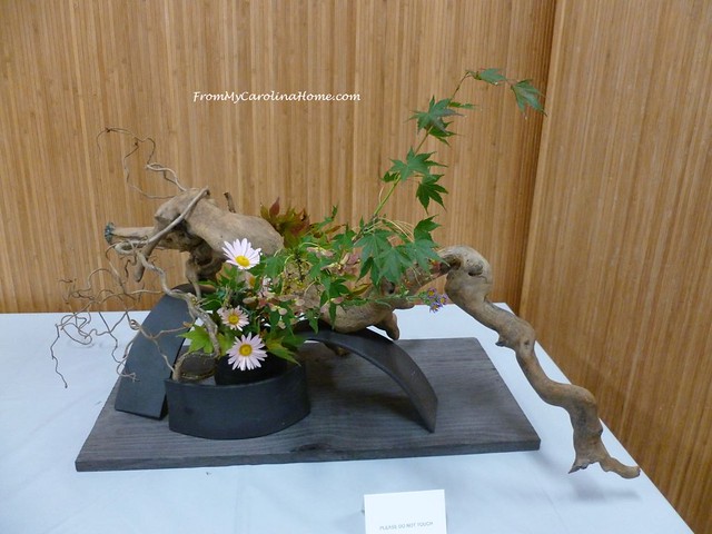 Ikebana Exhibit NC Arboretum at From My Carolina Home
