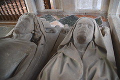 cadaver tomb: John and Katherine Denston, 1460s