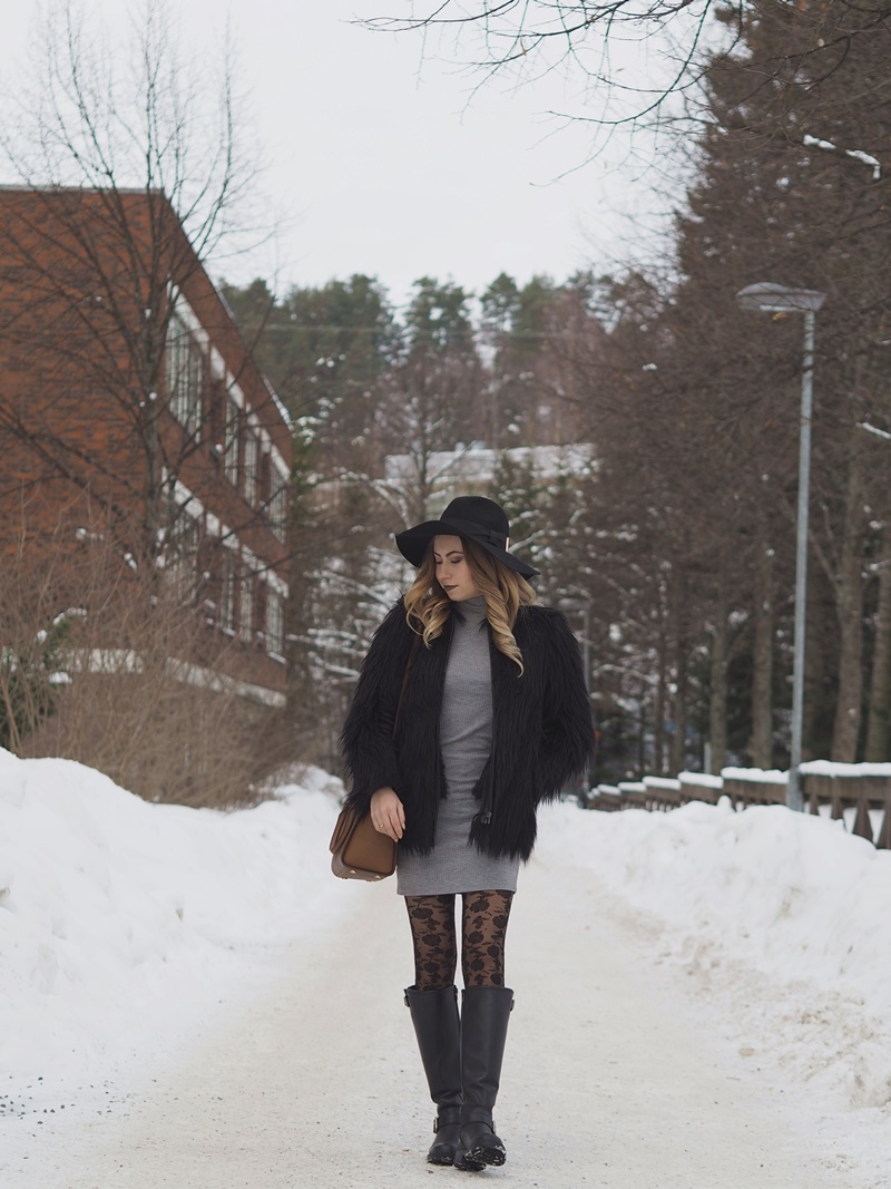 winter hat outfit
