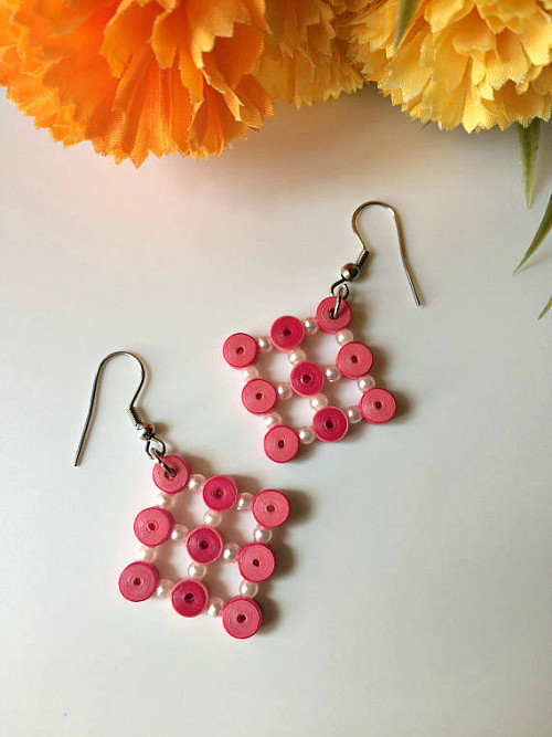 New on sale quilling earrings