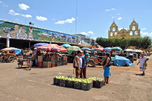 mexico mexique yucatán marché market oxkutzcab fruit mangue papaye mango papaya hdr canon eos 7d mars march