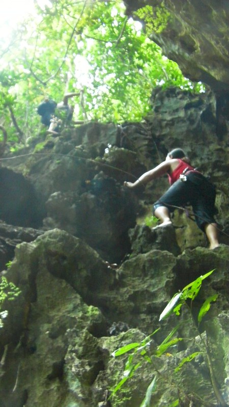 boulder scrambling