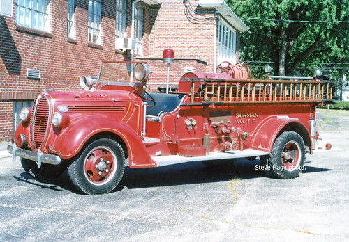 dearborn morris ford engine milan pumper sfd 1938 indiana batesville piston howe manchester in oldenberg truck fseries