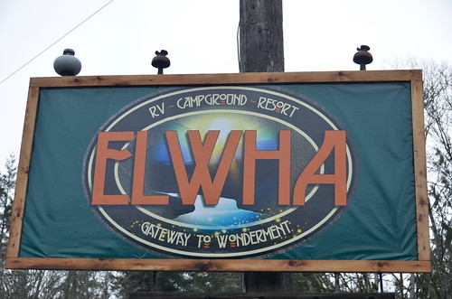 Elwah - campground sign