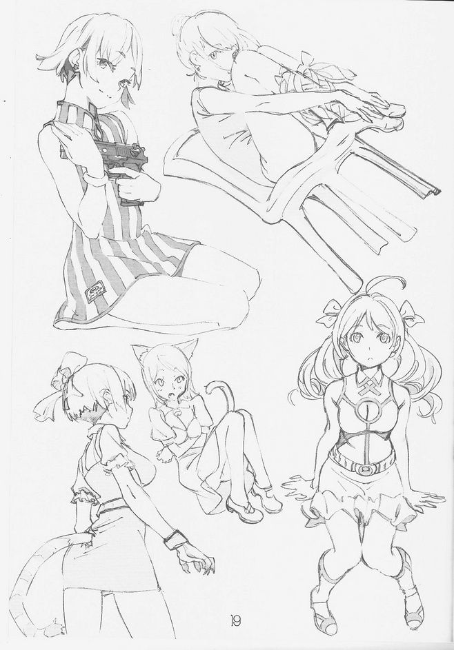 Sketch Anime Art Concept