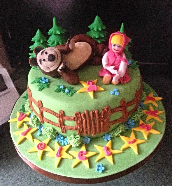 Masha and the Bear by Mrs Mill's Cakes