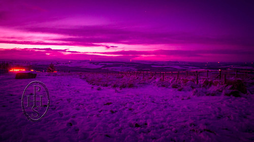 scotland england cater bar border snow landscape night