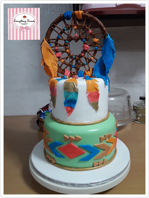 Dream Catcher Debutant Cake by Amy Lorenzo of Everything Sweets