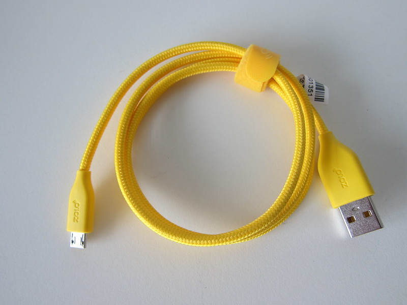 Liberty+ Wireless Earphones - Anker Yellow Micro USB Cable