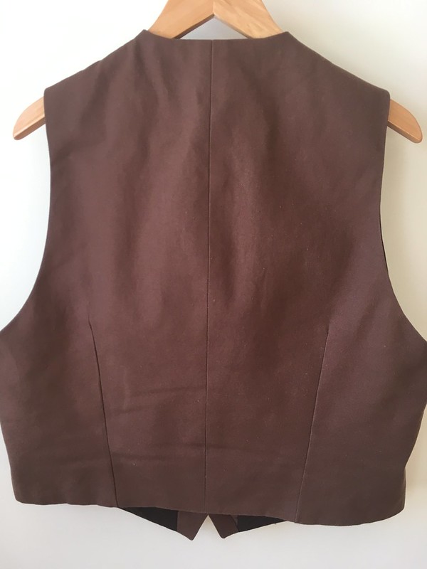 Belvedere Waistcoat in duck canvas and broadcloth