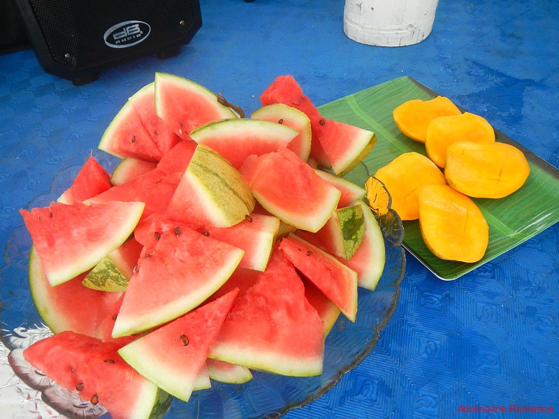 Fresh tropical fruits