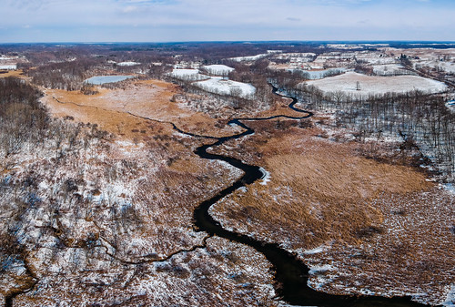 barrycounty cedarcreek dji djispark piercecedarcreekinstitute aerialphotography drone flying landscape outdoor snow winter hastings michigan unitedstates us