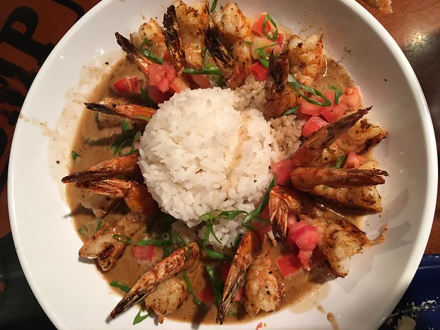Bubba Gump, shrimps and rice