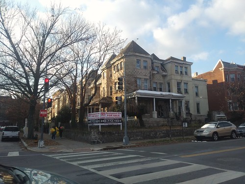 Large corner property being marketed for its expansion potential, 13th and Kenyon Streets NW, Columbia Heights