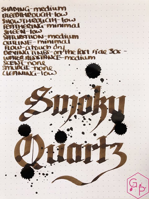 Ink Shot Review Pelikan Edelstein Smoky Quartz @Pelikan_World @AppelboomLaren @Pelikan_de 9