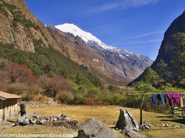 Por el cielo y el infierno de NEPAL. Trek Langtang - Blogs de Nepal - Trekking Langtang. Etapa 2: De Rimche a Langtang (3)