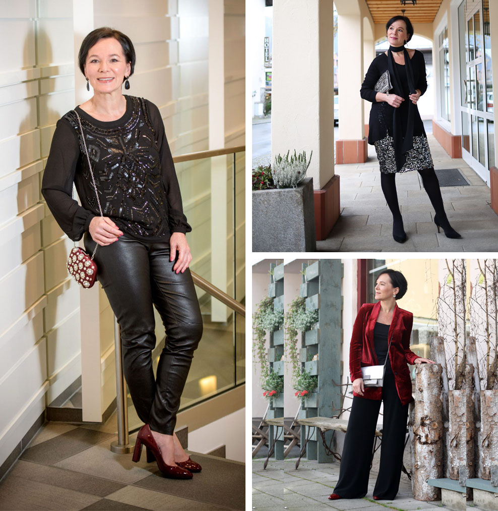 21 Christmas Party Outfits for Over 40 Women (Elegant, ladylike chic for fans of black from Annette - Lady of Style)