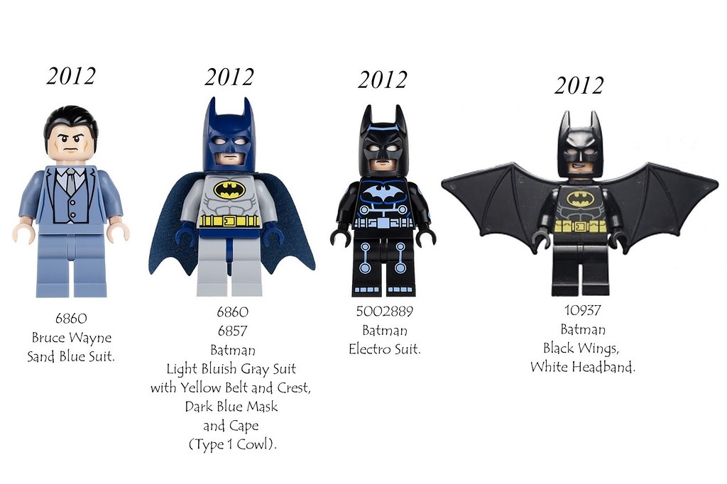 Lego Batman 76035 Dark Bluish Gray Suit Batman II Super Heroes