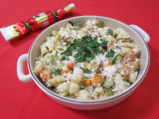 Festive Roast Vegetable Salad with Tahini Lemon Sauce from Dianne's Vegan Kitchen