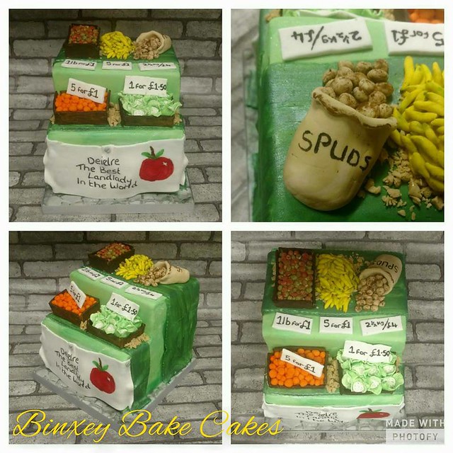 Fruit and Veg Stall Cake by Claire Tillett