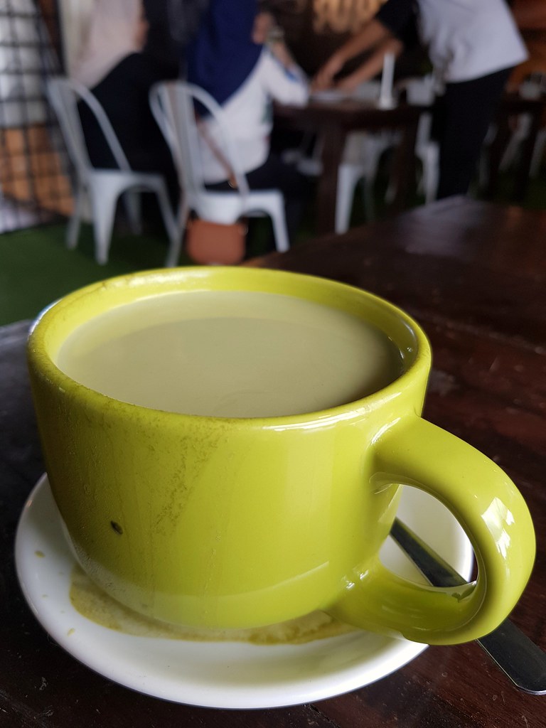 Matcha Latte $6.40 & Mushroom Soup @ UAK Cafe Glenmatie Shah Alam