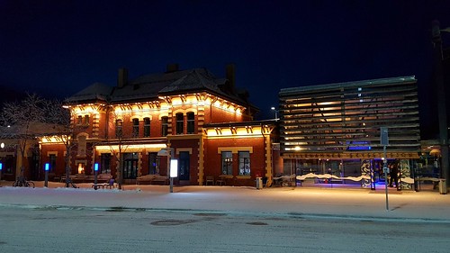 Lillehammer train station, Norway, Christmas 2017