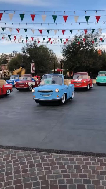 Disneyland Dec 26, 27 2017 Luigi's cars