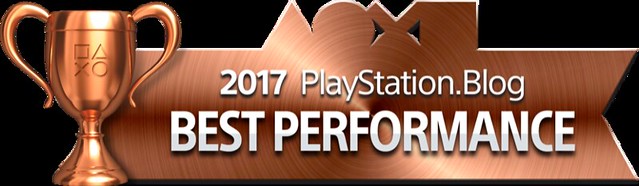 PlayStation Blog Game of the Year 2017 - Best Performance (Bronze)