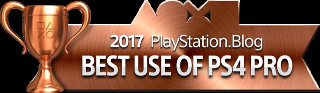 PlayStation Blog Game of the Year 2017 - Best Use of PS4 Pro (Bronze)