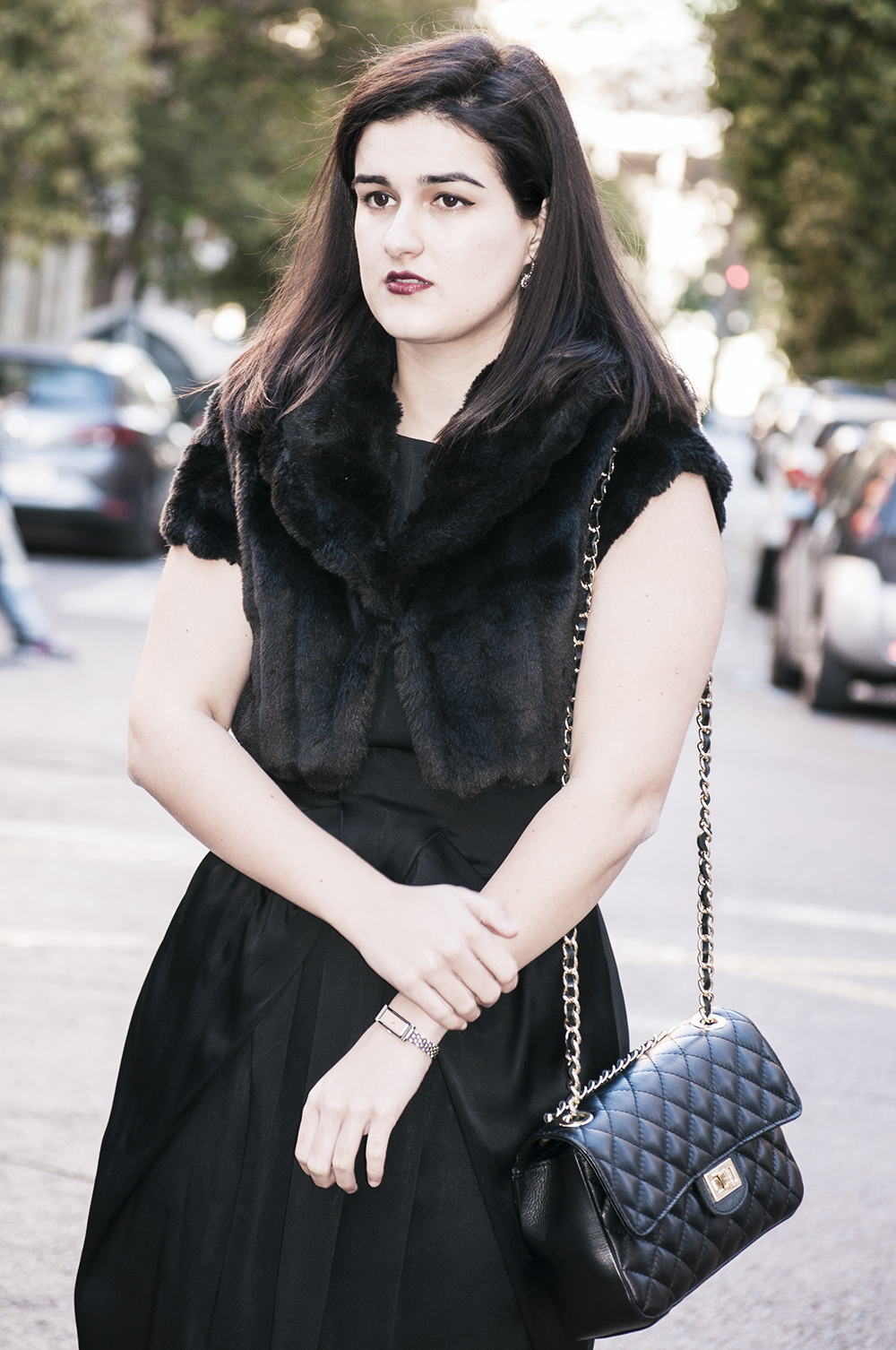 something fashion blogger valencia spain influencer firenze Dior LBD vintage dress _0357