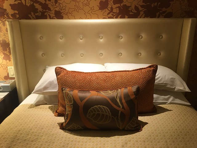 Bellagio Hotel room,  bed
