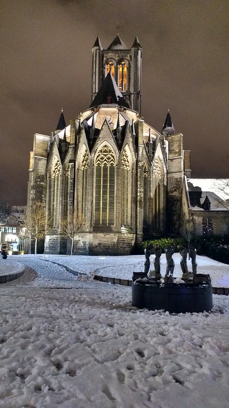 Nieve en Gante