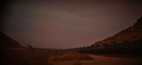 biofuel tank unittrain eastbound empty kingman canyon getz arizona twilight christmas 2017