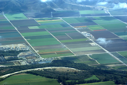 aerial geocoded california coast