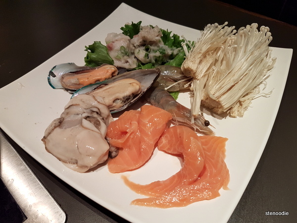 Seafood platter