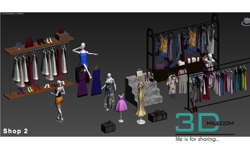 34 Fashion Shop 3dsmax Free Download 3dmili 2020 Download 3d