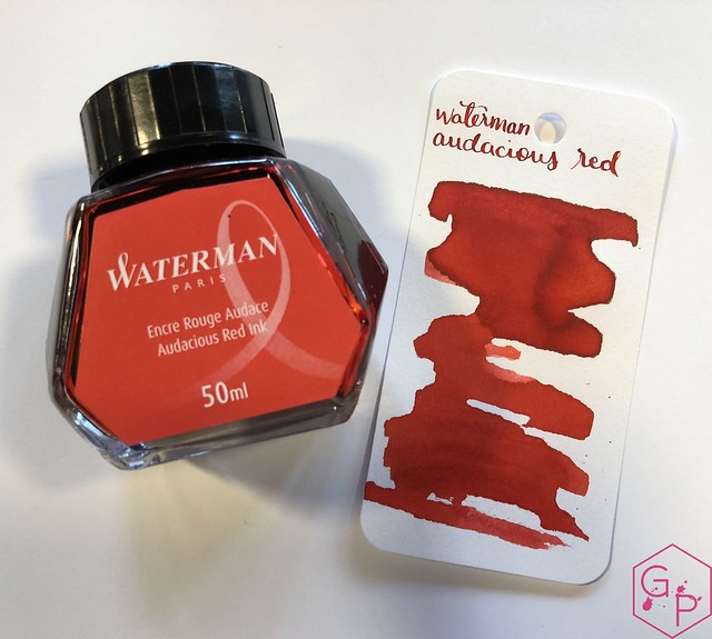 Ink Shot Review Waterman Audacious Red @KnightsWritingC 2