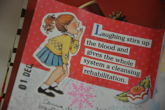 iHanna's Christmas Journal: Detail - laughing