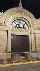 Closed main door at Fremantle Railway Station