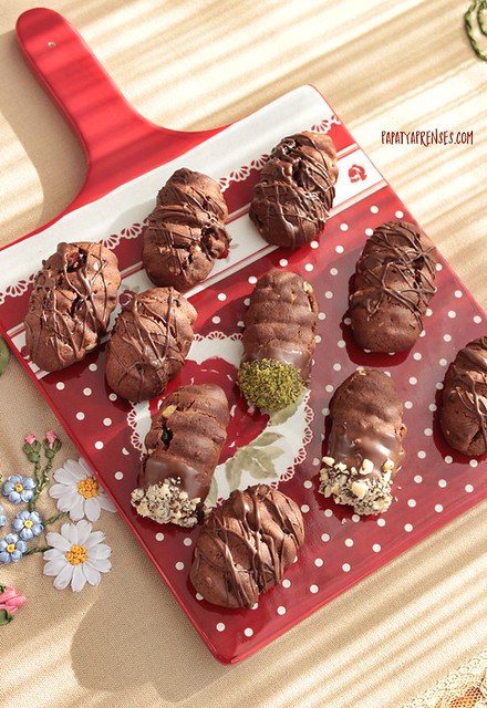 çikolatalı yaban mersinli kurabiye (4)