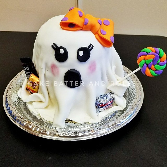 Halloween Ghost by Kalyn Zwart of Cake Batter and Rolls