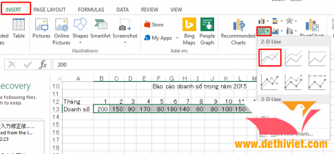 biểu đồ đường biểu diễn vẽ thế nào, cách vẽ biểu đồ đường biểu diễn, vẽ biểu đồ đường biểu diễn excel 2013, Vẽ biểu đồ đường biểu diễn, Vẽ biểu đồ đường biểu diễn trong Excel, biểu đồ đường biểu diễn, Microsoft Excel 2013, Microsoft, Excel 2013, Microsoft Excel