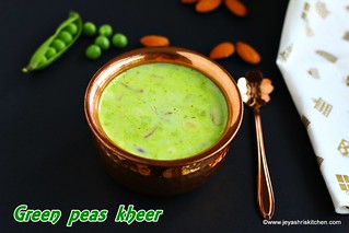 Green peas kheer